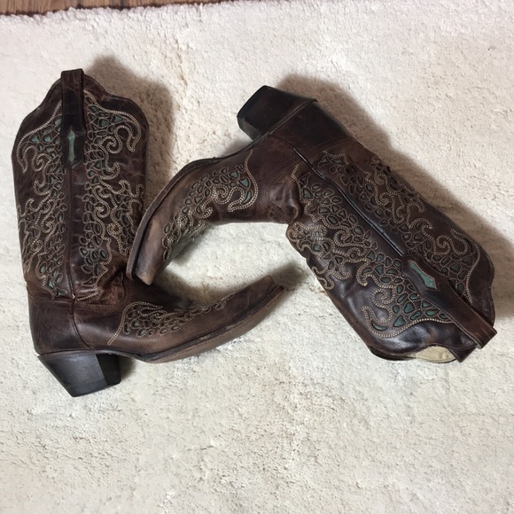 Corral Women’s Cowboy Boots sz 8.5 M - Picture 2 of 8